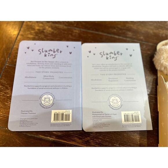 Slumberkins Yeti Snuggler & 2 Board Books Complete Set Bundle - Picture 8 of 8